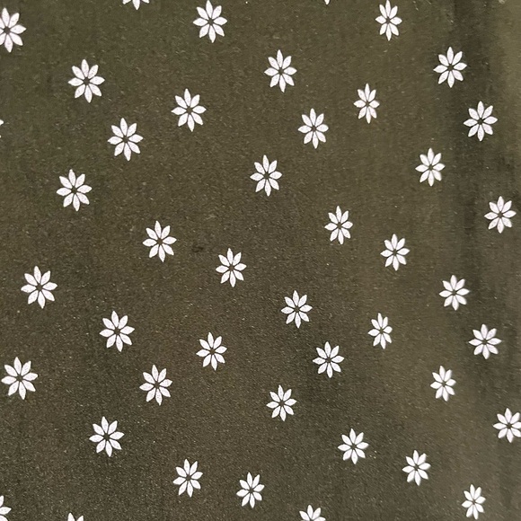 Zara Black Floral Skinny Pants - Size M - Picture 9 of 12